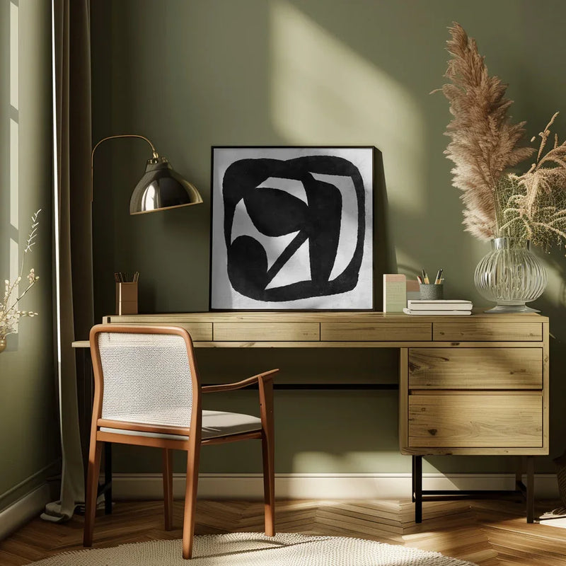 Abstract Melody by Dan Hobday Square Canvas Print Art for Modern Home Decor. Decorate your office or living room with canvas artwork