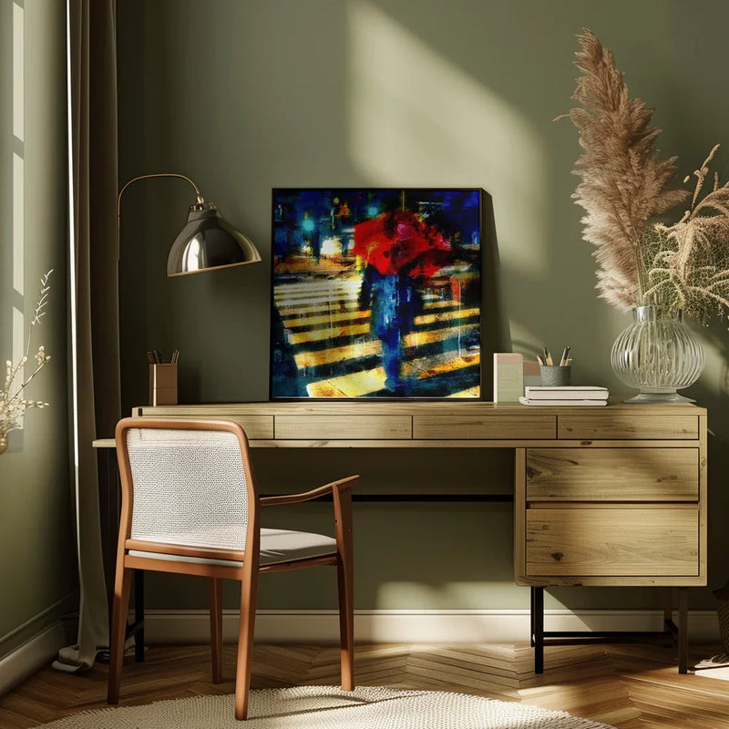 Passion for colors by Rudi Jacobs Square Canvas Print Art for Modern Home Decor. Decorate your office or living room with canvas artwork