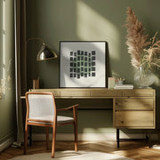 Minimalist Japandi 01 by THE MIUUS STUDIO Square Canvas Print Art for Modern Home Decor. Decorate your office or living room with canvas artwork