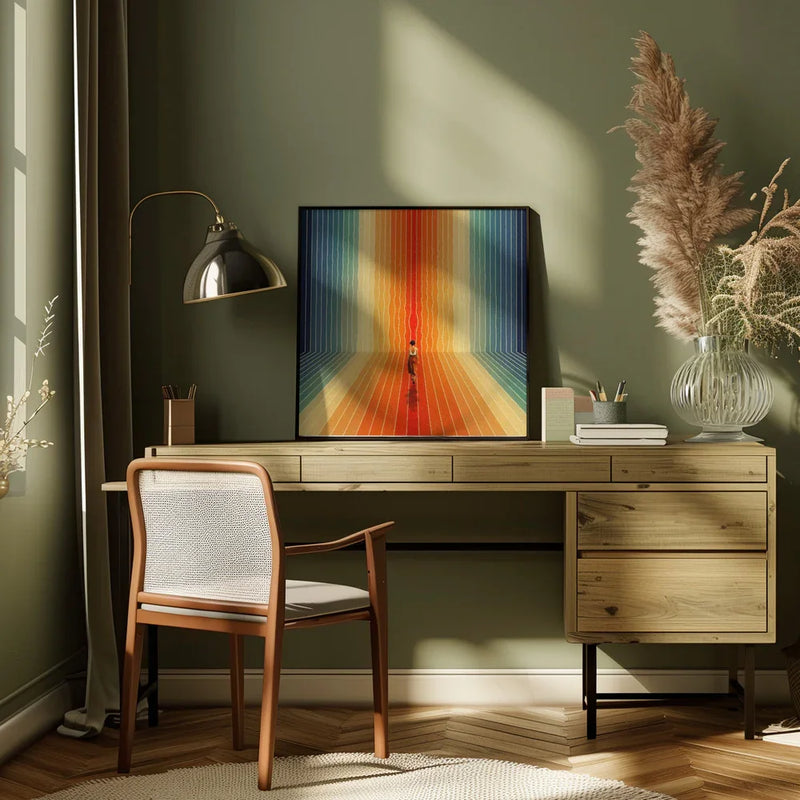 Here I Come by Taudalpoi Square Canvas Print Art for Modern Home Decor. Decorate your office or living room with canvas artwork