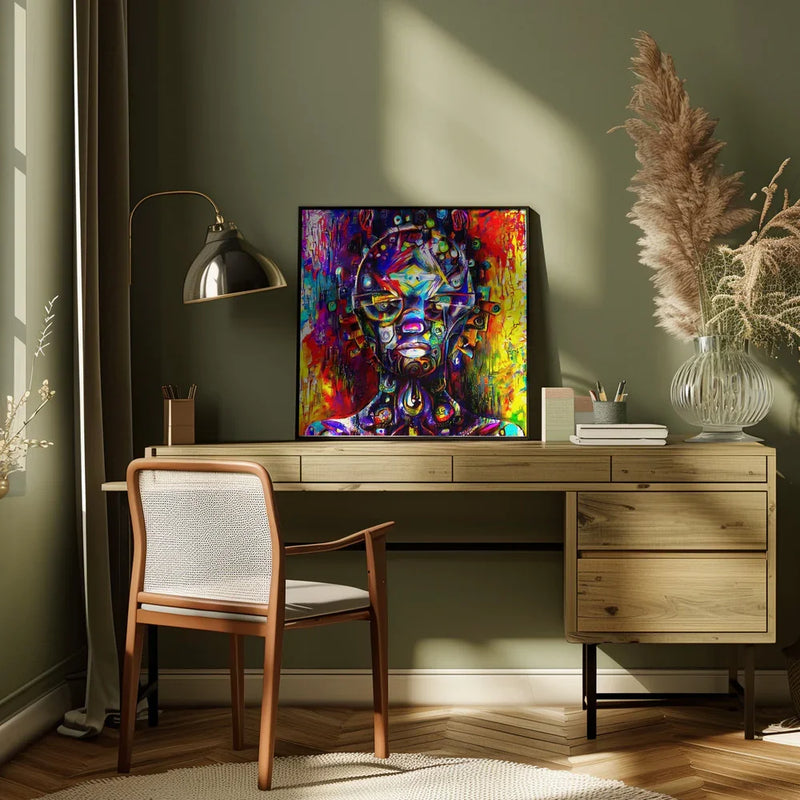 AZ04 by mnemonixART Square Canvas Print Art for Modern Home Decor. Decorate your office or living room with canvas artwork