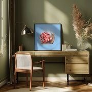 Snail Candy Square Canvas Art  Artem Pozdniakov 