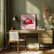 Ladybug Turtle Square Canvas Art  Artem Pozdniakov 