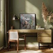 Ame Sauvage by Sylvie Demers Square Canvas Print Art for Modern Home Decor. Decorate your office or living room with canvas artwork