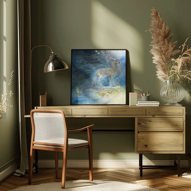 Legato by Stephanie Law Square Canvas Print Art for Modern Home Decor. Decorate your office or living room with canvas artwork