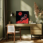 Moon 2 by Bilge Paksoylu Square Canvas Print Art for Modern Home Decor. Decorate your office or living room with canvas artwork