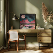 SpaceRide 4.0 by Samantha Hearn Square Canvas Print Art for Modern Home Decor. Decorate your office or living room with canvas artwork