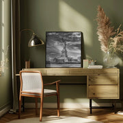 NYC Statue of Liberty by Melanie Viola Square Canvas Print Art for Modern Home Decor. Decorate your office or living room with canvas artwork