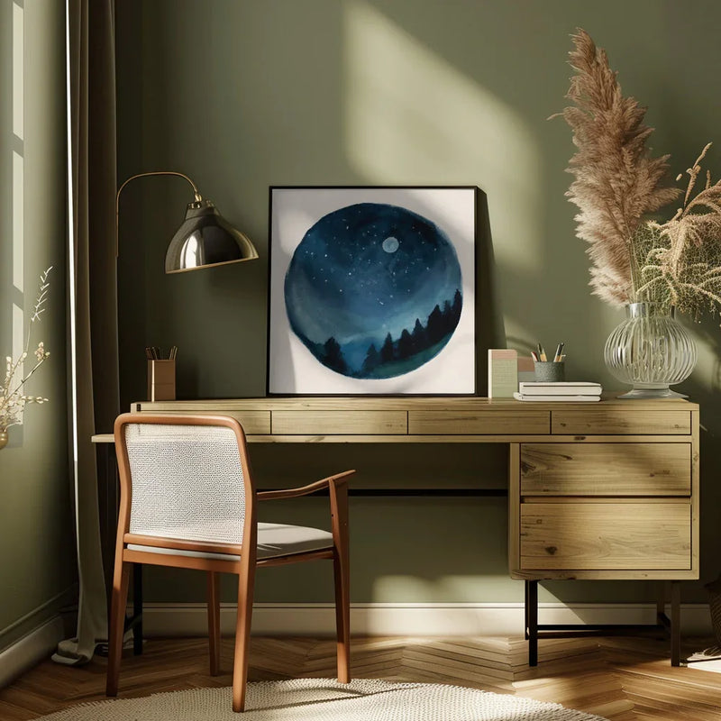 5. Around the World by Merel Takken Square Canvas Print Art for Modern Home Decor. Decorate your office or living room with canvas artwork