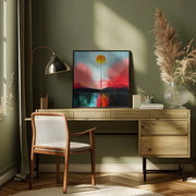 Second World 5 by Justyna Jaszke Square Canvas Print Art for Modern Home Decor. Decorate your office or living room with canvas artwork