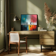 Second World 6 by Justyna Jaszke Square Canvas Print Art for Modern Home Decor. Decorate your office or living room with canvas artwork