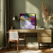 Adventure awaits Square Canvas Print Art  Kirsten Handelmann 