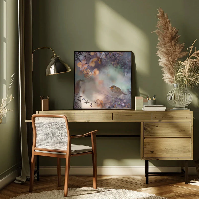 Hydrangea fantasy Square Canvas Art  Teuni 