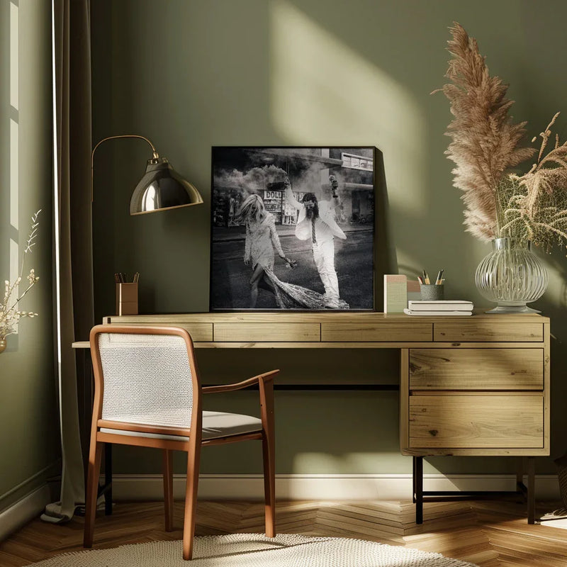 North Las Vegas Square Canvas Art  Kurt Klein 