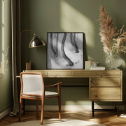 Frozen Forest by Martin Rak Square Canvas Print Art for Modern Home Decor. Decorate your office or living room with canvas artwork