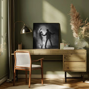 the invisible wall by Roswitha Schleicher-Schwarz Square Canvas Print Art for Modern Home Decor. Decorate your office or living room with canvas artwork