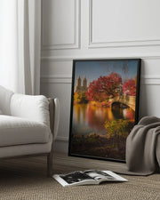 Fall in Central Park - Christopher R. Veizaga Framed Art | Home or Office Art