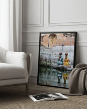 Stepwell Reflections - Susan Moss Framed Art | Home or Office Art
