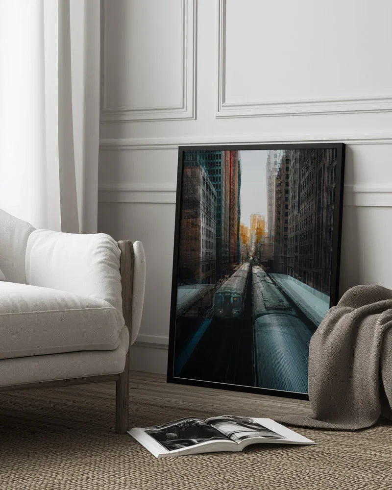 Chicago's Station Framed Art Carmine Chiriacò | Home or Office Art