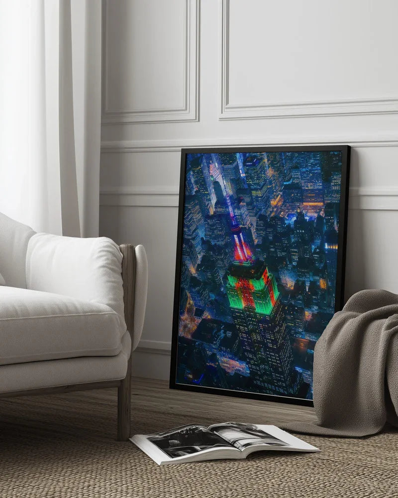 Flying NYC Framed Art Javier de la Torre | Home or Office Art