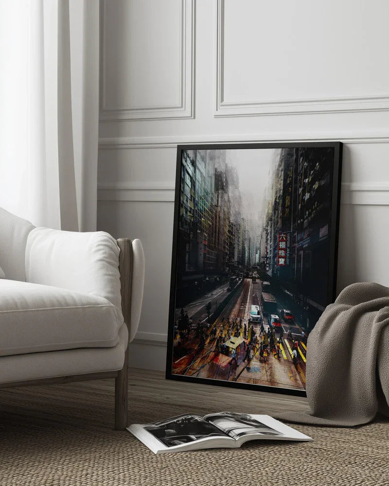 streets of Hong Kong Framed Art Carmine Chiriacò | Home or Office Art