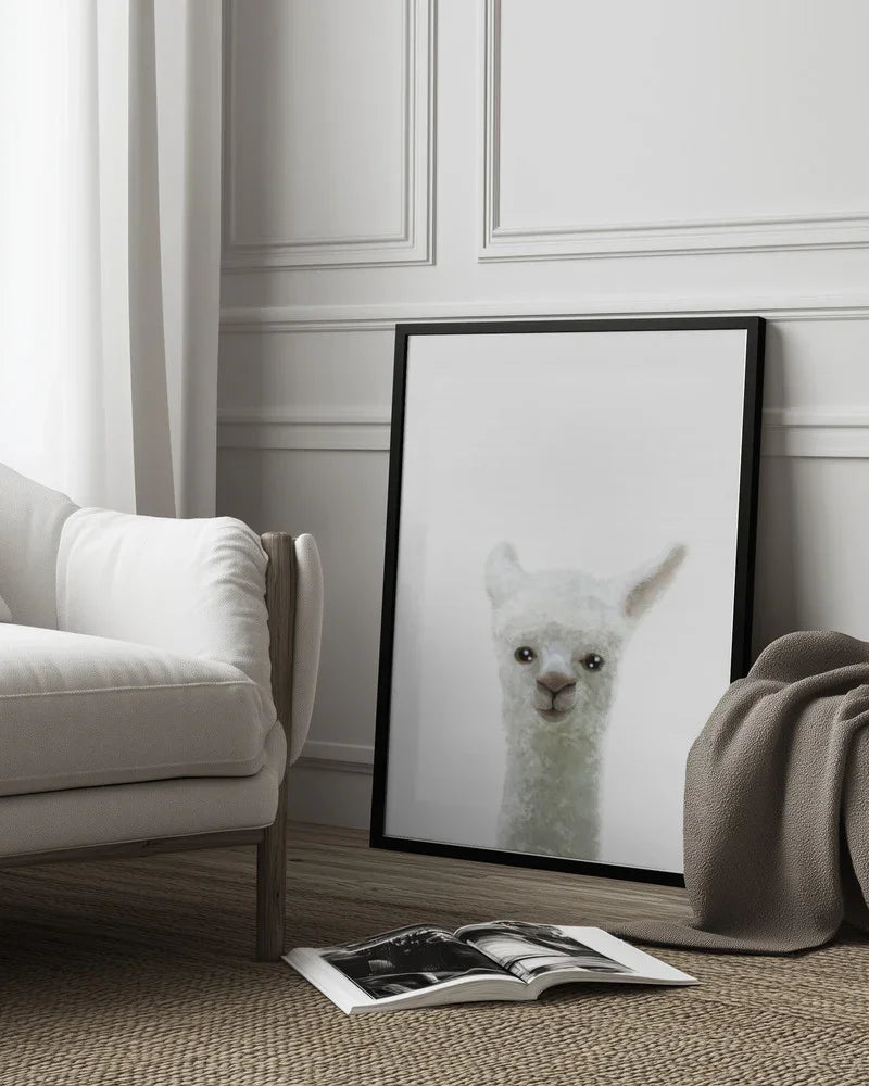 Llama Framed Art Pictufy Studio II | Home or Office Art