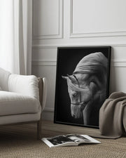 white stallion Framed Art Ulrike Leinemann | Home or Office Art