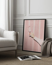 Here's To Pink 02 - Pictufy Studio III Framed Art | Home or Office Art