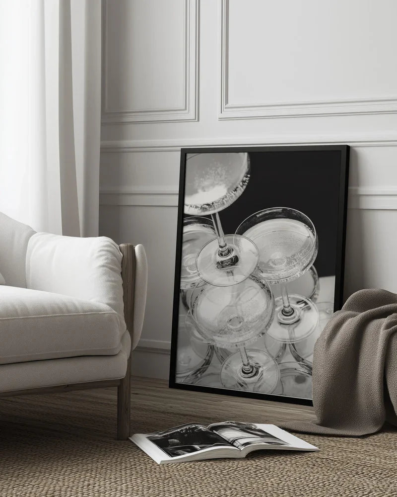 Champagne tower_5 - Pictufy Studio III Framed Art | Home or Office Art