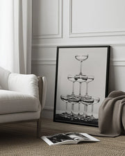 Champagne tower_6 - Pictufy Studio III Framed Art | Home or Office Art