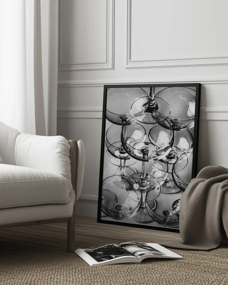 Champagne tower_8 - Pictufy Studio III Framed Art | Home or Office Art