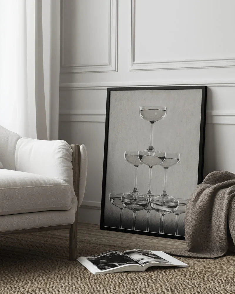 Champagne tower_9 - Pictufy Studio III Framed Art | Home or Office Art