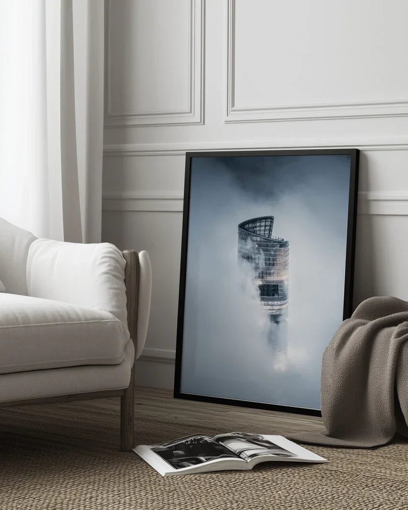 City on the Cloud Framed Art Aron Tien | Home or Office Art