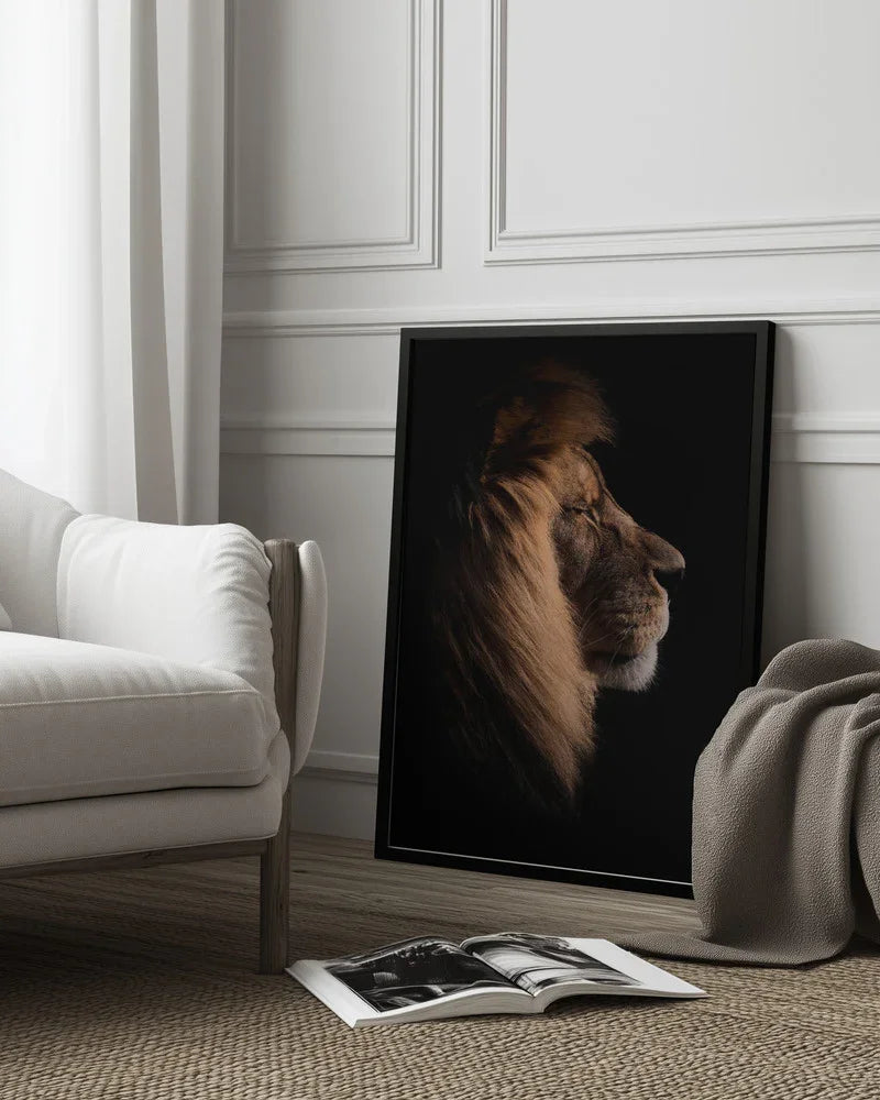 Sleeping King Framed Art Peter Schade | Home or Office Art