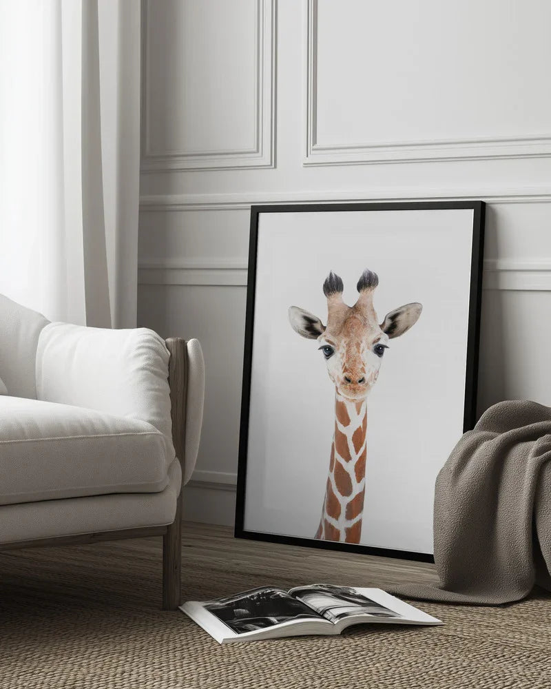 Baby Giraffe Framed Art Kathrin Pienaar | Home or Office Art