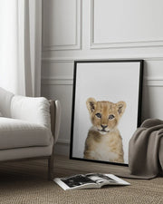 Baby Lion Framed Art Kathrin Pienaar | Home or Office Art