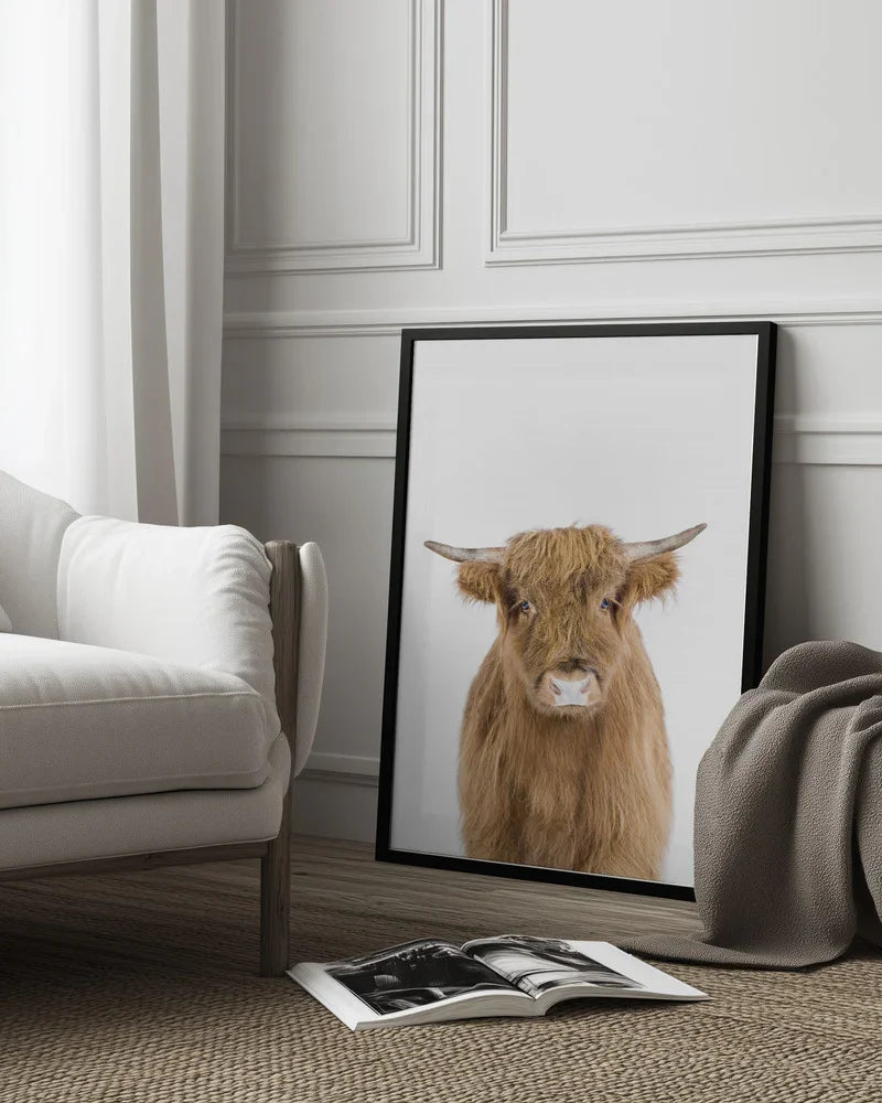 Baby Cow Framed Art Kathrin Pienaar | Home or Office Art