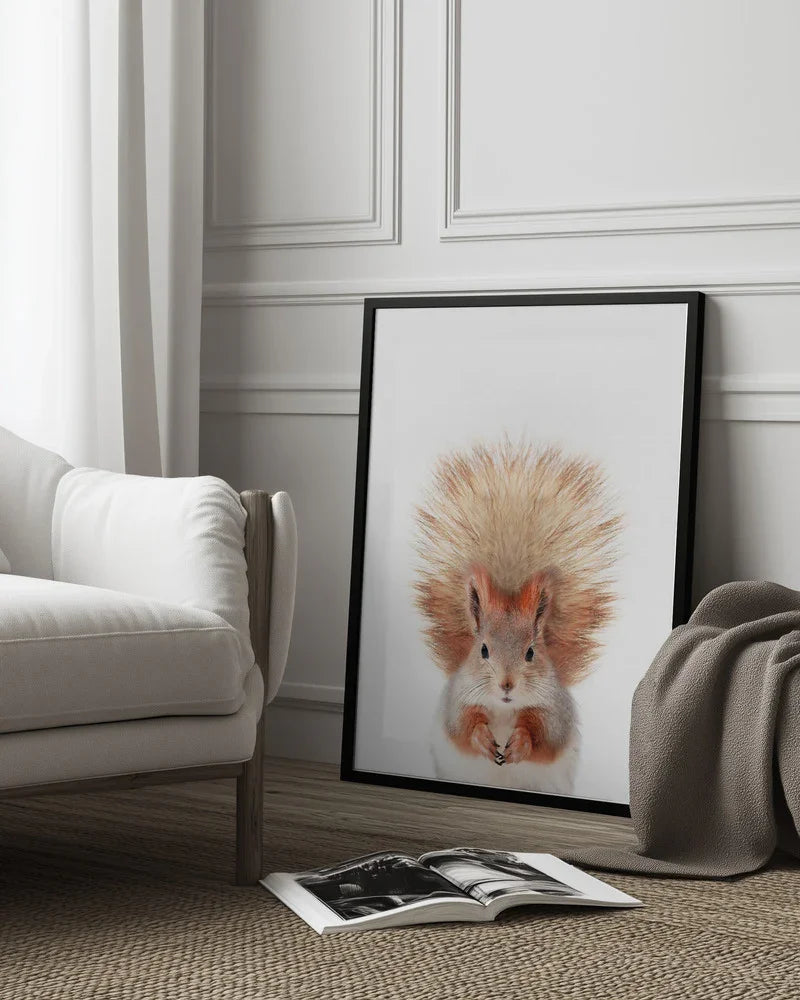 Baby Squirel Framed Art Kathrin Pienaar | Home or Office Art