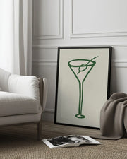 Cocktail Green - Pictufy Studio Framed Art | Home or Office Art