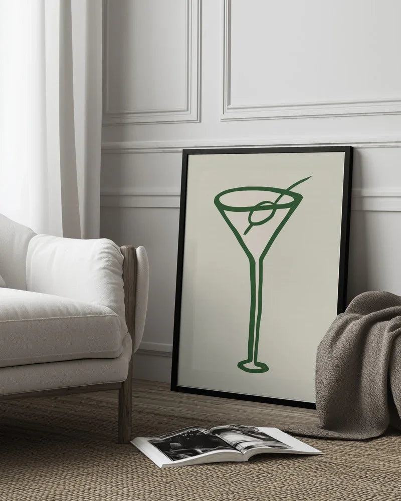 Cocktail Green - Pictufy Studio Framed Art | Home or Office Art