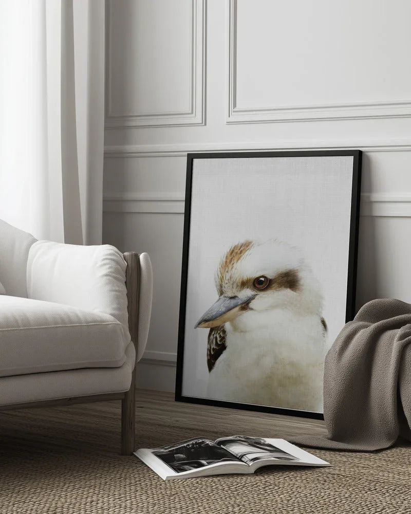 Peekaboo Kookaburra Framed Art Lola Peacock | Home or Office Art