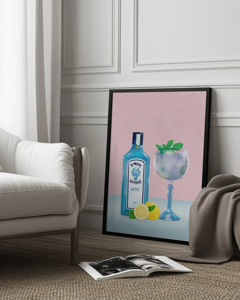Gin Cocktail - Petra Lizde Framed Art | Home or Office Art