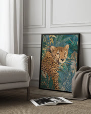 Cheetah In the Jungle 2 Framed Art Sarah Manovski | Home or Office Art