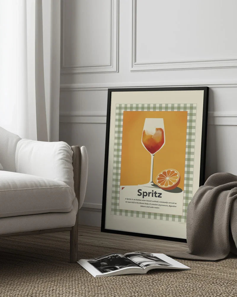 Spritz retro print - Dion Gem Framed Art | Home or Office Art