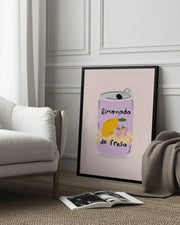 Strawberry Lemonade - Aislinn Simmonds Framed Art | Home or Office Art
