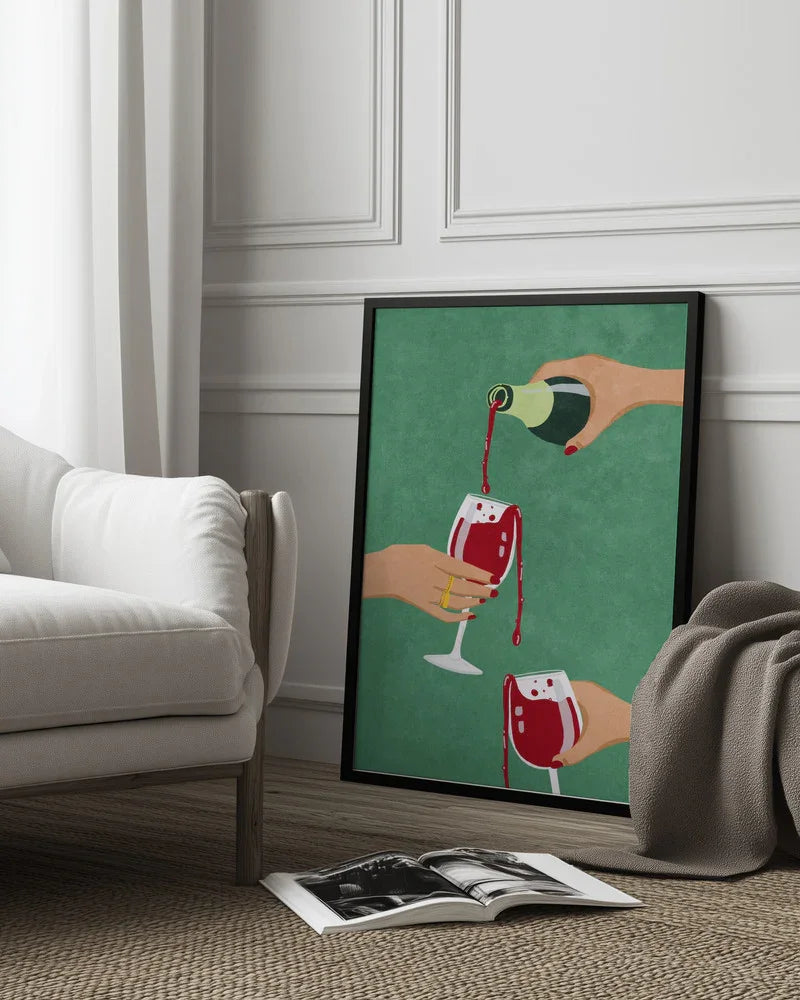 Cheers Girls - Raissa Oltmanns Framed Art | Home or Office Art