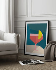 Cocktail Hour - Frankie Kerr-Dineen Framed Art | Home or Office Art