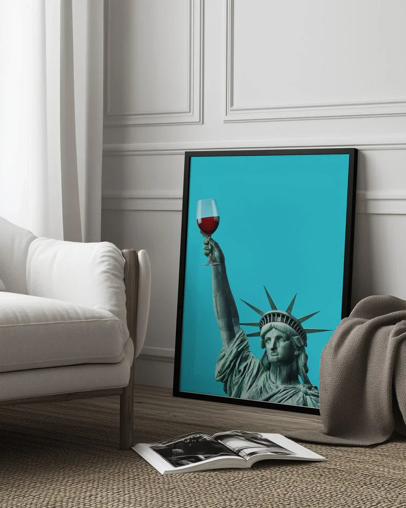 Liberty of Drinking - Artem Pozdniakov Framed Art | Home or Office Art