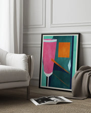 Mon Petite Crement Rosé - Bo Anderson Framed Art | Home or Office Art