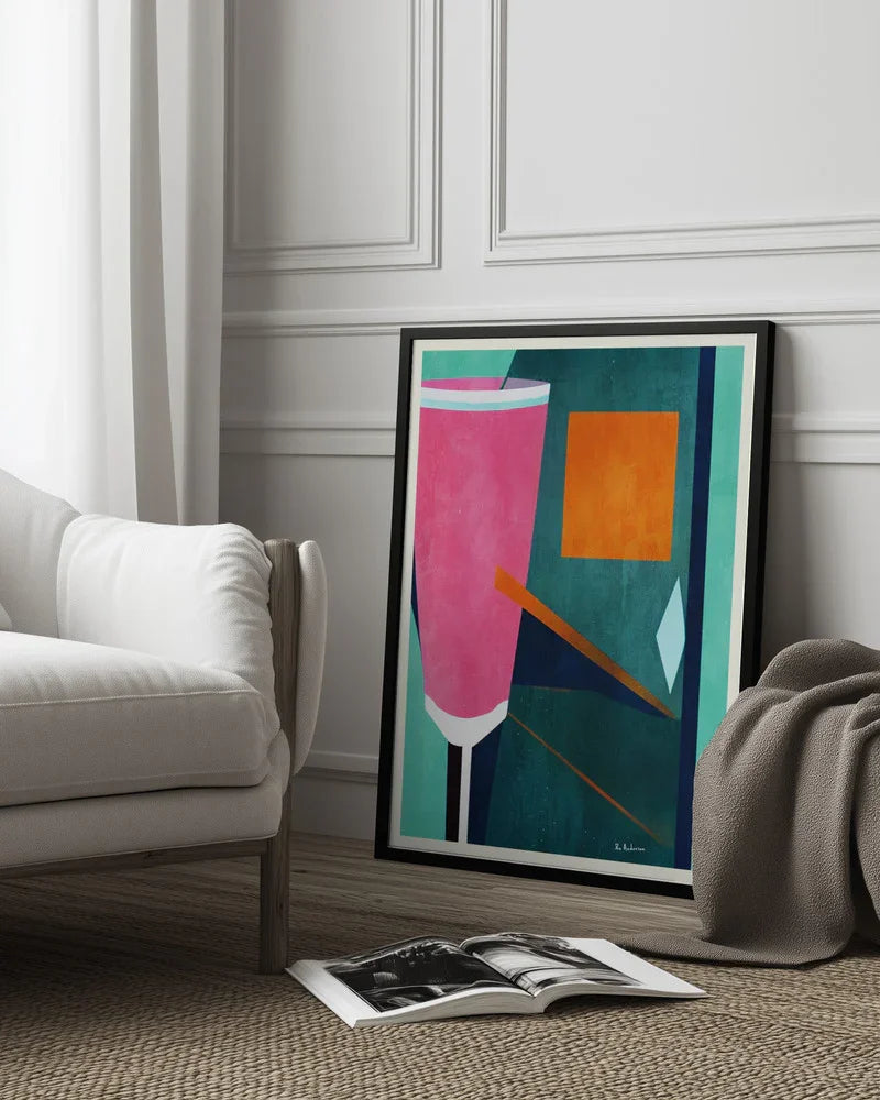 Mon Petite Crement Rosé - Bo Anderson Framed Art | Home or Office Art